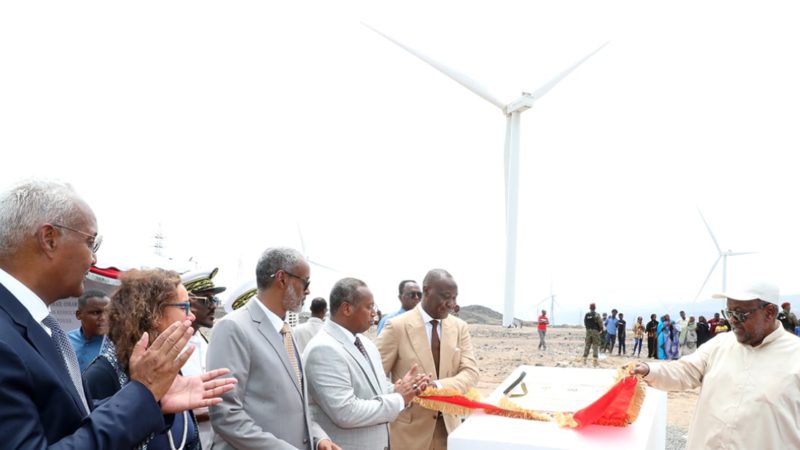 Djibouti : Le premier parc éolien du pays inauguré près de la baie de Ghoubet